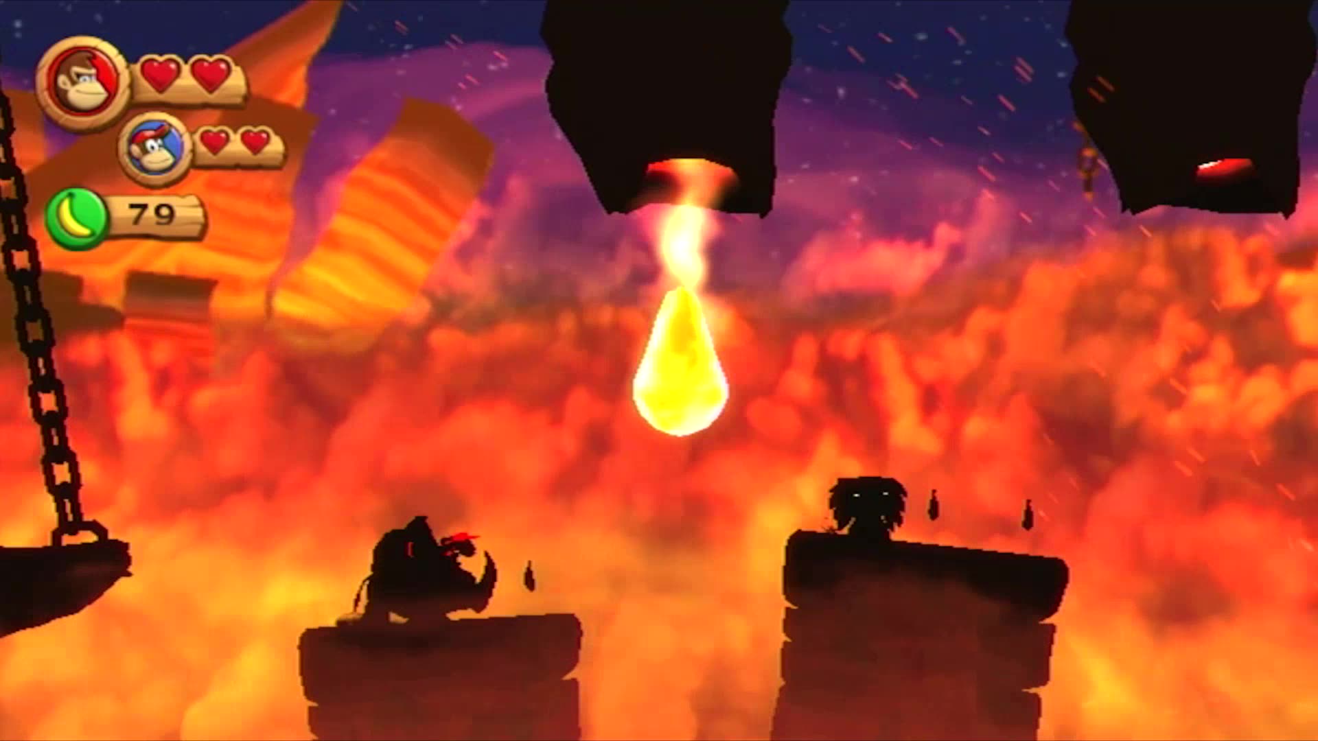 Donkey Kong Country Returns Two-Player Playthrough - World 8