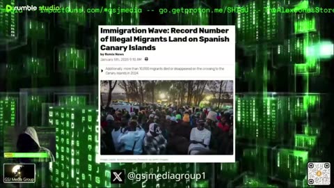 African Migrants FLOOD Spanish Canary Islands