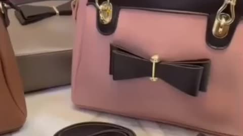 “Cute Bow Handbag Unboxing | Stylish Women’s Handbag Set Review 2025”