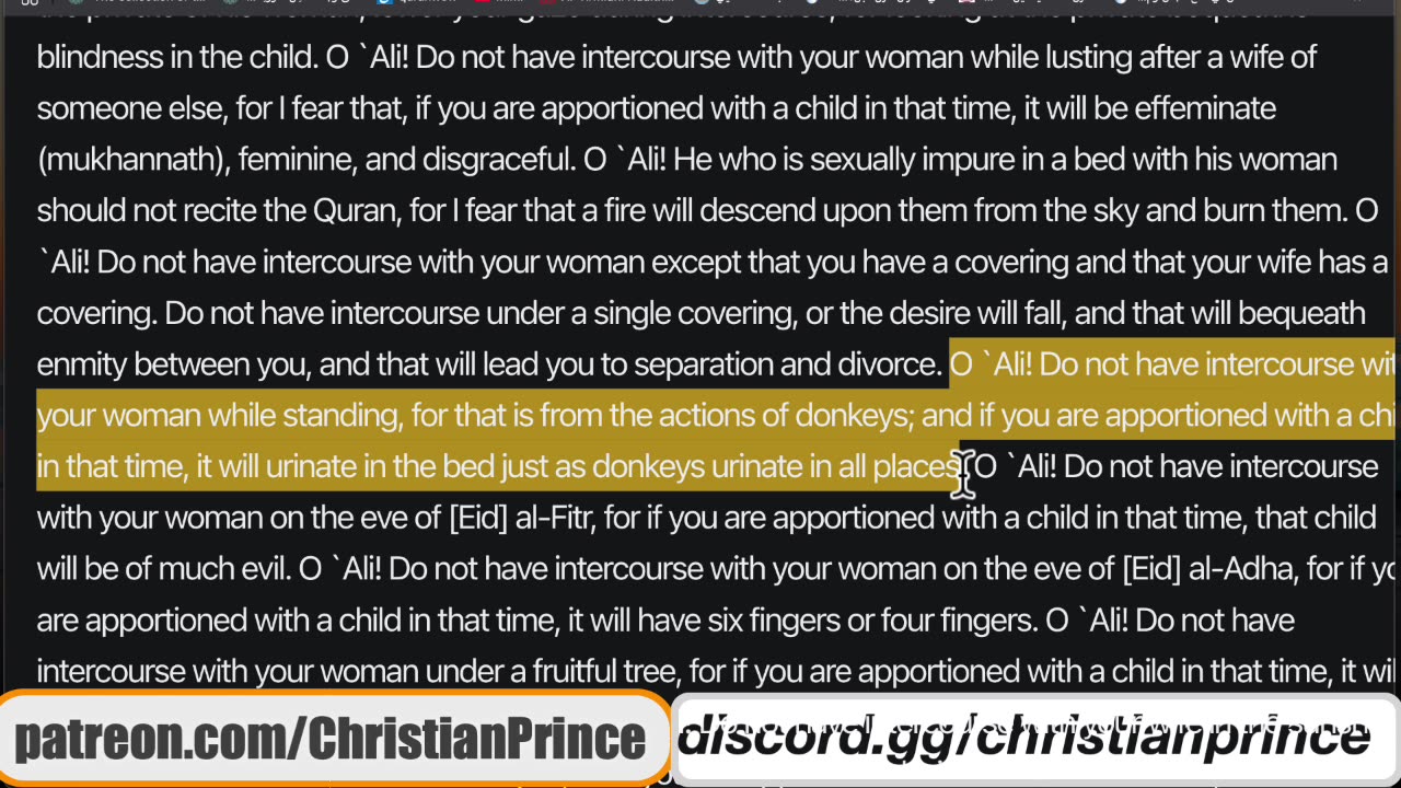 Christian prince How i can witness the month