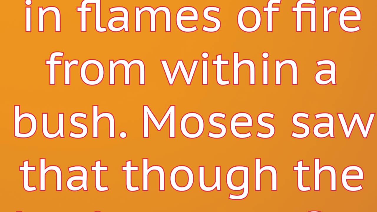 "The Burning Bush: God's Call to Moses" Exode 3:2#shortvideo #shorts #youtube #jesus #ytshorts #yt