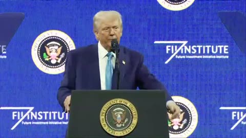 President Trump speaks at FII Priority Summit