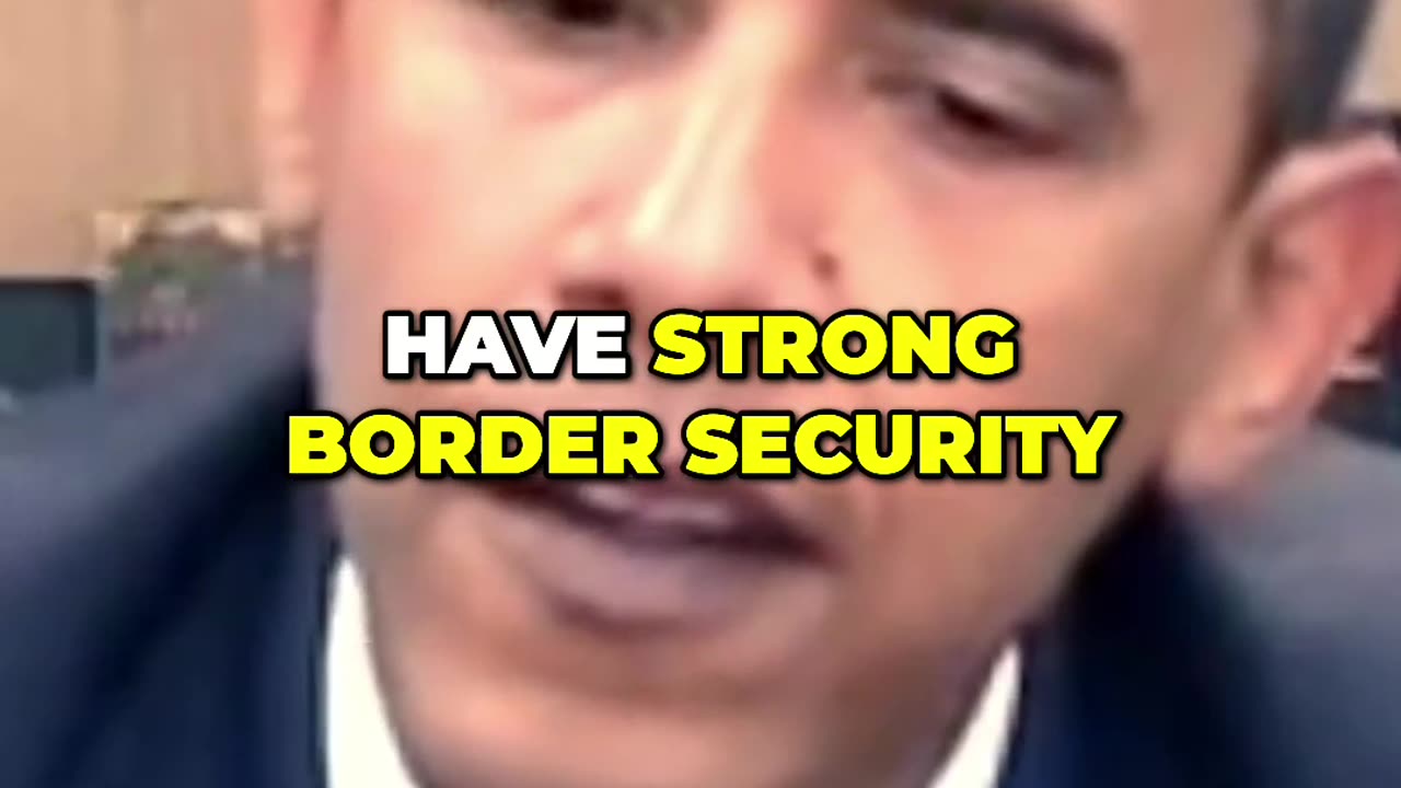 Back when even OBAMA ADVOCATED FOR BORDER SECURITY ๐๐คจ