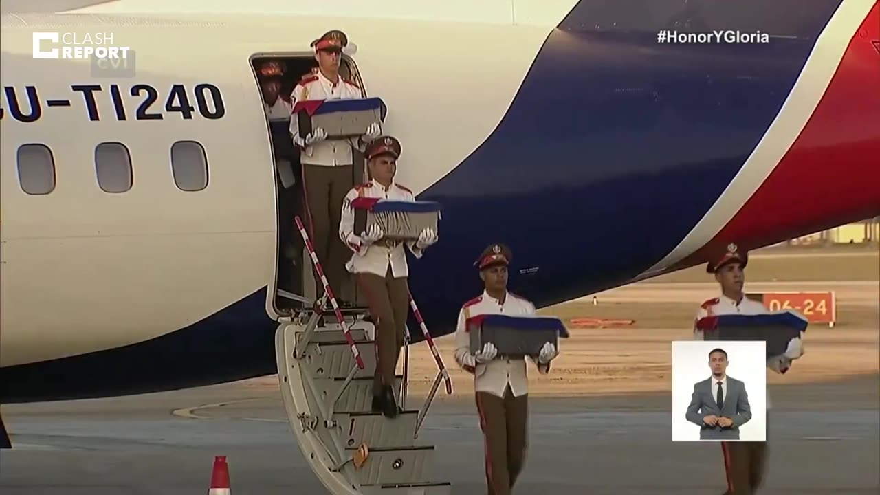 This is all that remains of Maduro’s Cuban security guards Their remains arrived in Havana today.