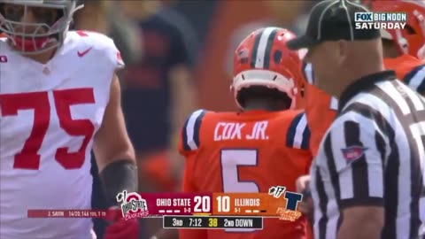 OCTOBER 11 2025 COLLEGE FOOTBALL: OHIO STATE VS ILLINOIS PART 2