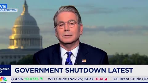 Secretary Scott Bessent just nuked Chuck Schumer, blaming him for the impending federal cuts.