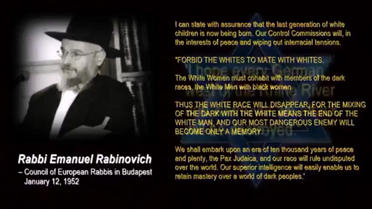 In Their Own Words- QUOTES FROM YOUR JEWISH OVERLORDS ✡️