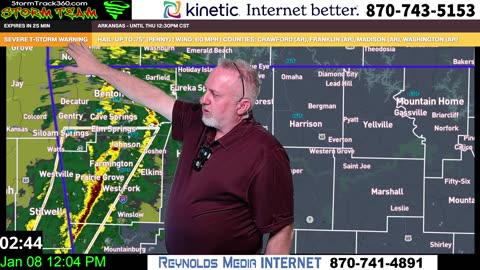 LIVE SEVERE WEATHER COVERAGE - Arkansas & Missouri Ozarks