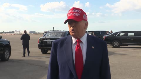 President Trump with the Press