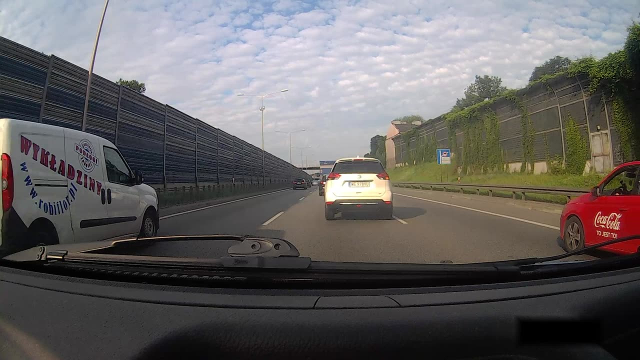 Niebezpieczna zmiana pasa ruchu