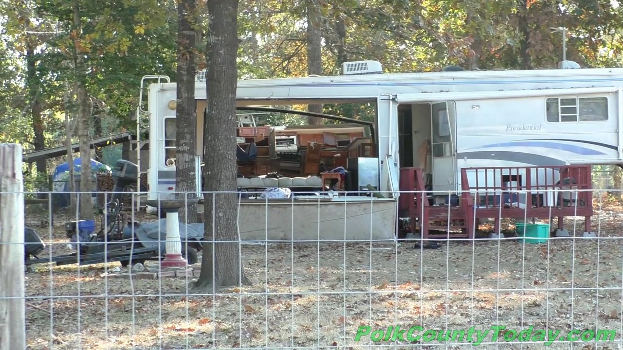 TRAVEL TRAILER EXPLODES, INDIAN SPRINGS TEXAS, 10/11/25...