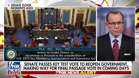 Several Senate Democrats join Republicans to end government shutdown