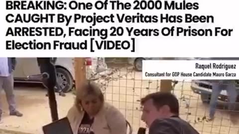 Caught in the act committing ELECTION FRAUD...