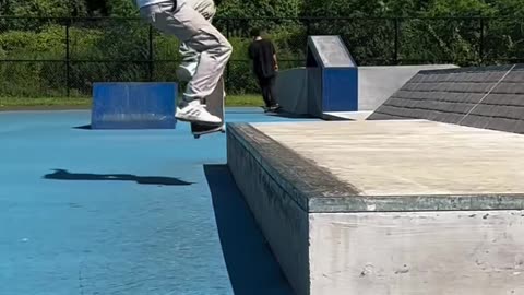 🤯🛹 Crazy Ledge Work! Did He Land It? | SkateNation