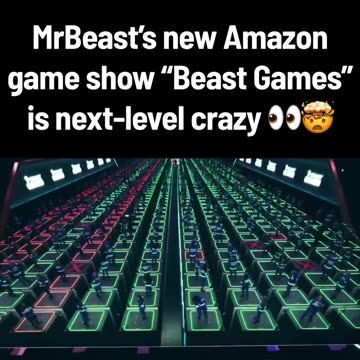 MrBeast's new Amazon game show "Beast Games" is next-level crazy😬😱 #Rumble #Viral