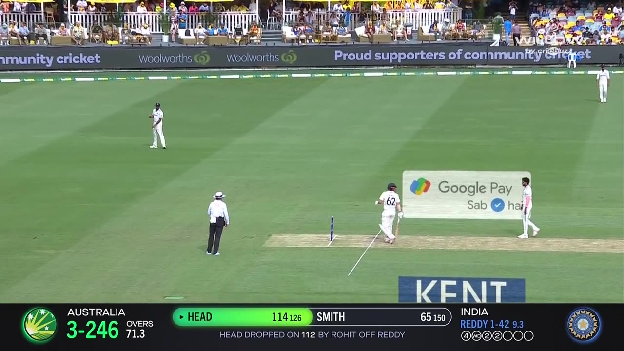 BGT 2024 | Test 3 Day 2 Full | Aus vs Ind | Brisbane | Full Replay