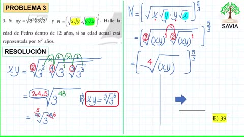 SAVIA REGULAR 2025 | Semana 01 | Álgebra