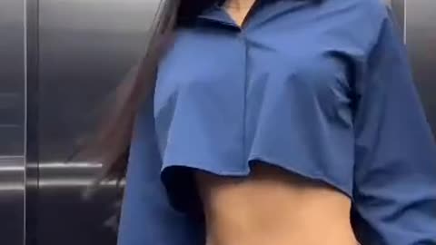 tgirl in elevator