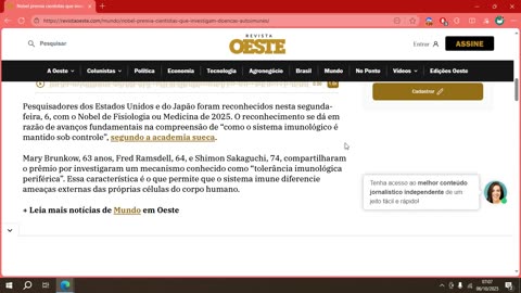 Nobel premia cientistas que investigam doenças autoimunes.mp4