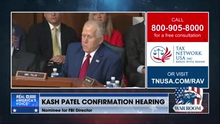 Sen. Tillis Introduces “Kash Bingo” For False Smears By Democrats During FBI Confirmation Hearing