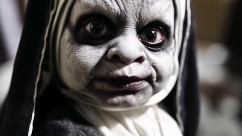 😱👻 Don't Miss the Surprise at the End! Horrible Baby Nun... #TheHauntingHour