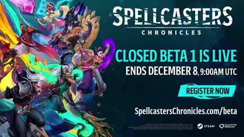 Spellcasters: Chronicles - Official Closed Beta Launch Trailer