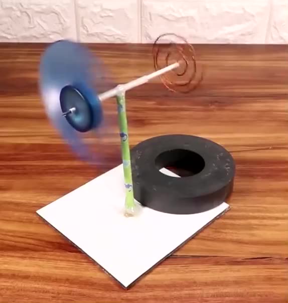 A simple magnetic to kinetic energy generation device. Energy is free