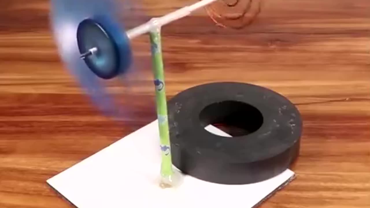 A simple magnetic to kinetic energy generation device. Energy is free