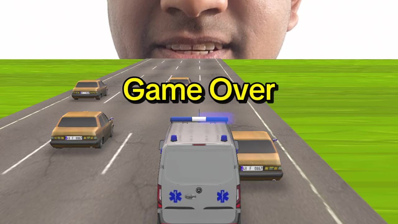 Driving Ambulance is not easy😔 #ambulance #ambulancegame #ambulancedriver #mobilegames