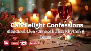 Candlelight Confessions | Romantic Jazz Piano & Soft Sax | Vibe Soul Live Smooth Jazz