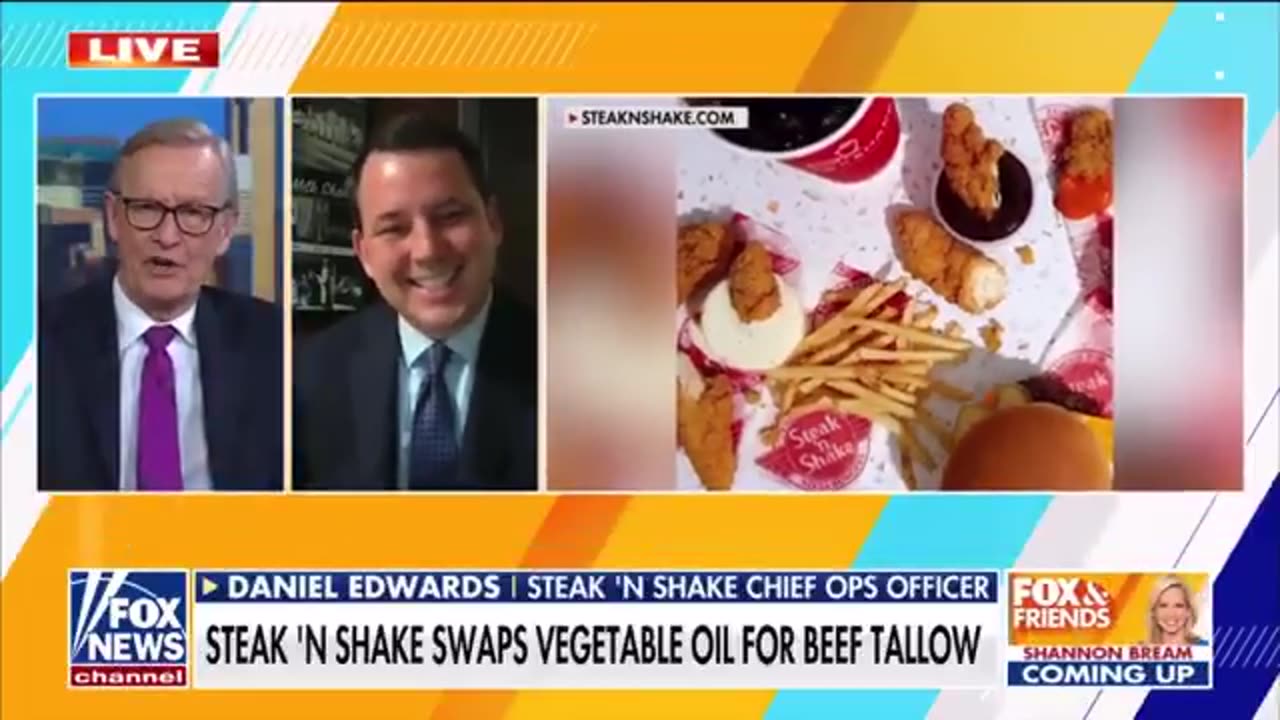 STEAK 'N SHAKE "We RFK'ed our fries..” no more seed oil, instead a “healthier beef tallow”