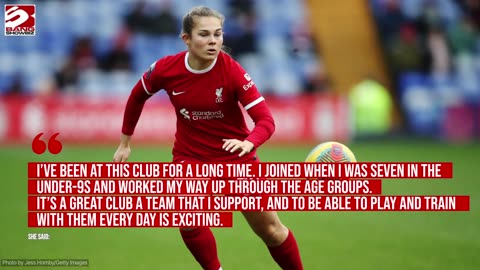Lucy Parry loves playing for Liverpool at Anfield