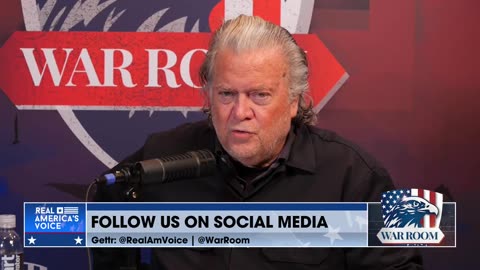 📌 Bannon: If You Play By Conventional Methods You’re Going To Lose