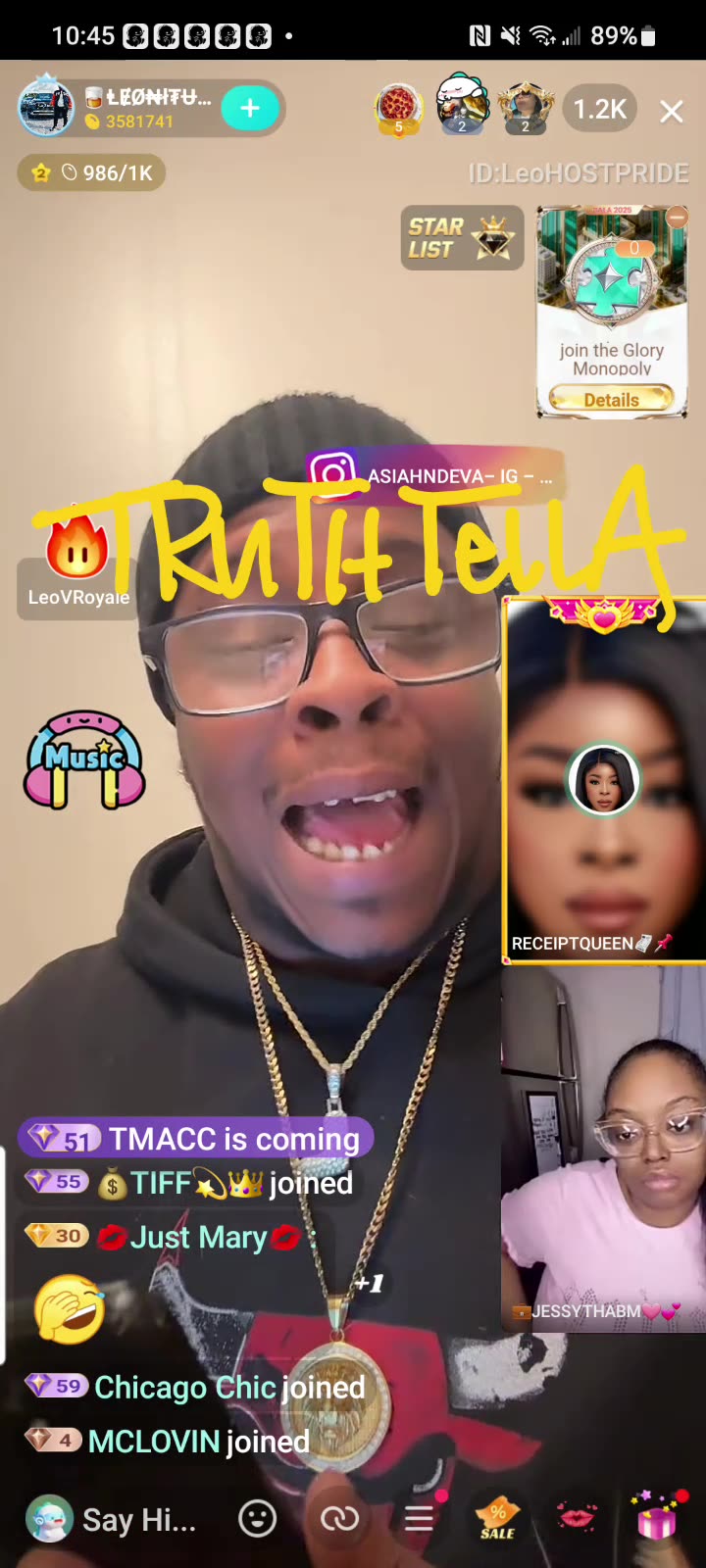 LEO VS RECEIPTQUEEN, DID LEO WANT TO EAT RECEIPTQUEEN YUSSY