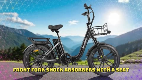 Samebike C05 Pro Electric Bike 250W Motor 36V 13Ah Battery 20" x 4.0 Fat Tire Electric Bike