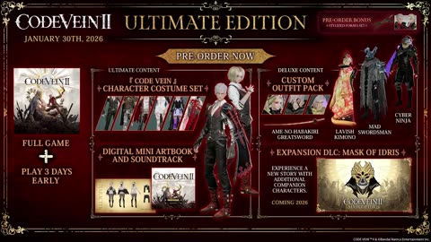CODE VEIN II - Story Trailer