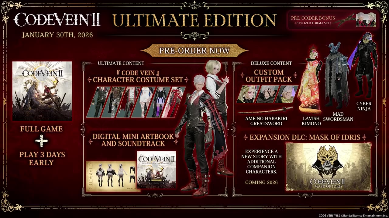CODE VEIN II - Story Trailer