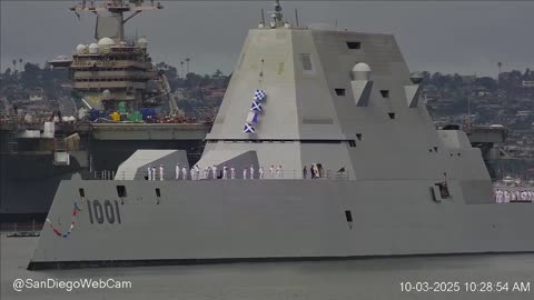 USS Michael Monsoor (DDG 1001) Returns from Historic Maiden Deployment
