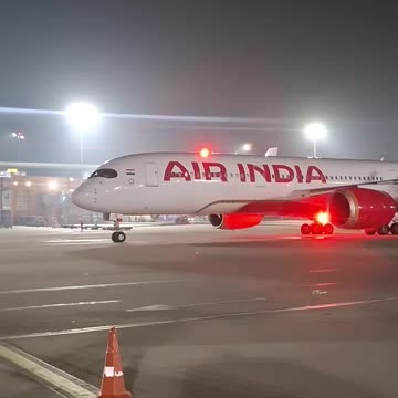 Air India on Runway