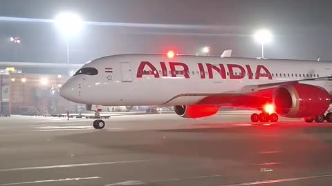 Air India on Runway