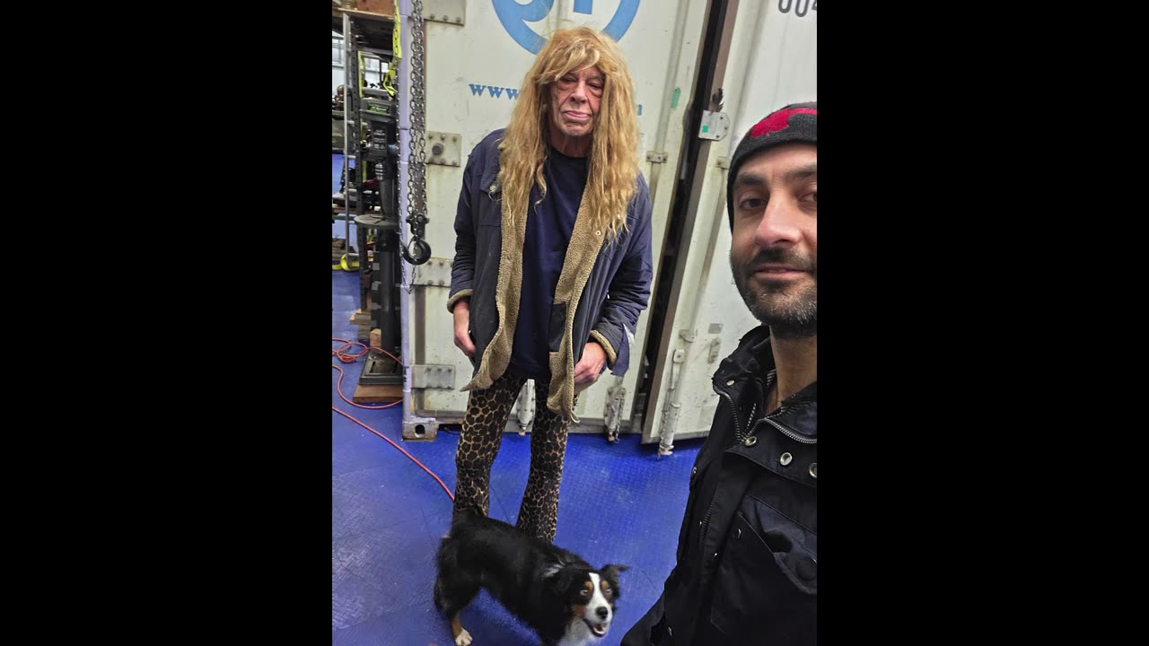 MES Hanging out with John Hutchison in the Lab!