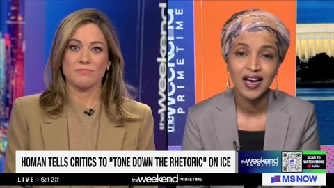 Ilhan Omar Barely Brings Herself To Tepidly Condemn Violence Against ICE Agents