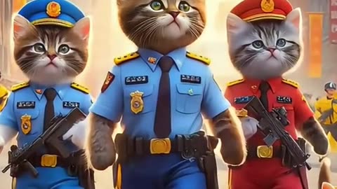 🐾❤️Police Cat Again🐾💩