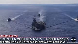 USS Gerald R. Ford ~ Is positioned near Venezuela TRUMPS MESSAGE - TRY US🔥