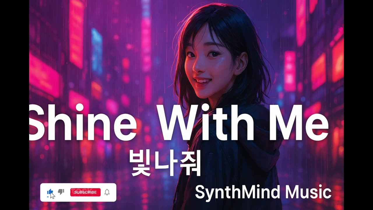 HINE WITH ME 🌙 – The K-Pop Anthem of Love and Light (Official Song by SynthMind Music)