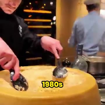 This Pasta Is Cooked in a Giant Cheese Wheel?!