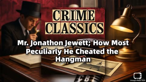 Crime Classics - Mr. Jonathon Jewett; How Most Peculiarly He Cheated the Hangman | Classic True Crim
