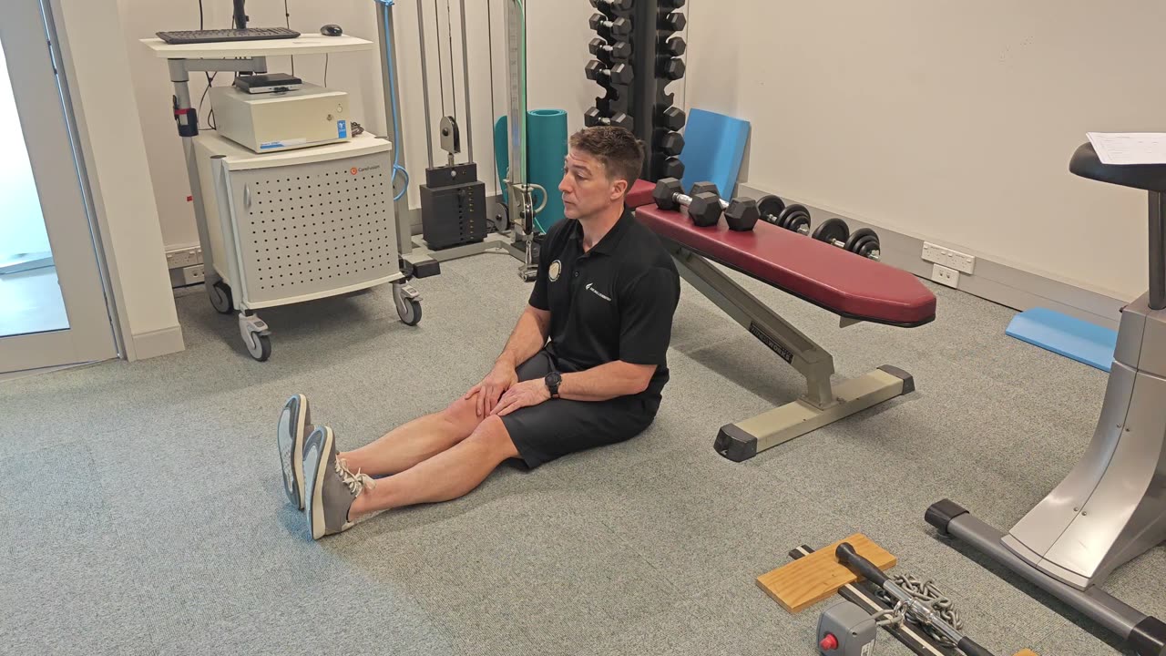 Seated hamstrings stretch