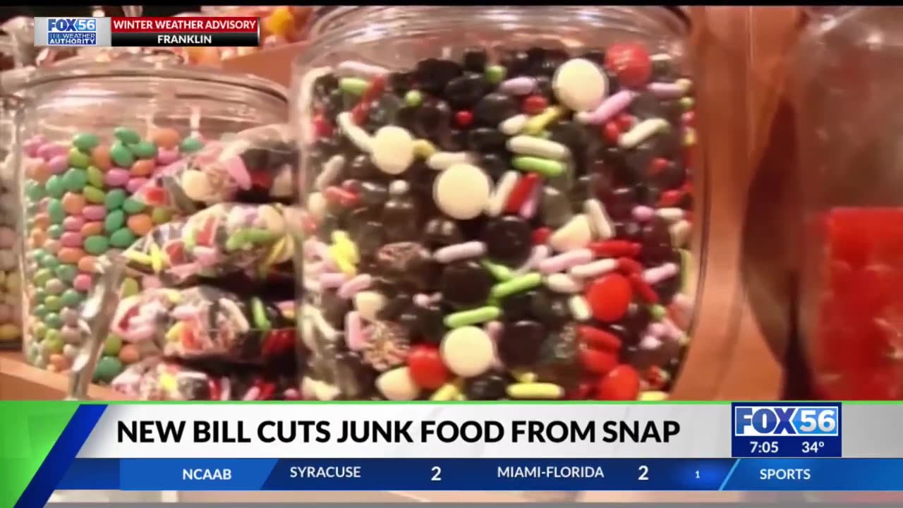 New bill would exclude junk food from SNAP benefits