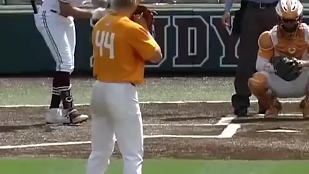Shocking: Stepping out against Ben Joyce...Just gave him time to POWER UP. #mlb